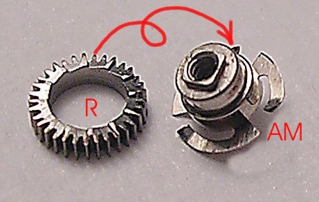 Dettaglio albero massa oscillante