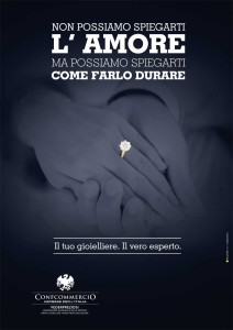 Campagna pubblicità diamanti